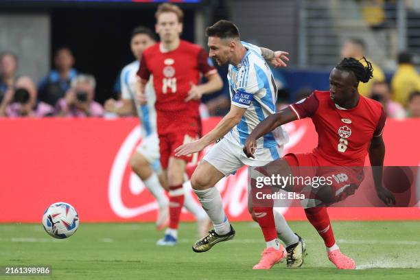 Argentina vs Canada result: Messi scores 109th goal to help Argentina reach Copa America 2024 final - Photo 3.